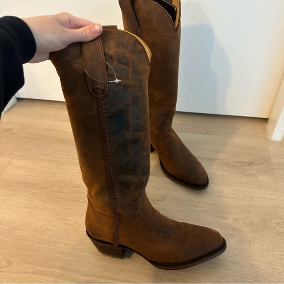 NWOT Star Boots leather cowboy boot - Picture 6 of 9